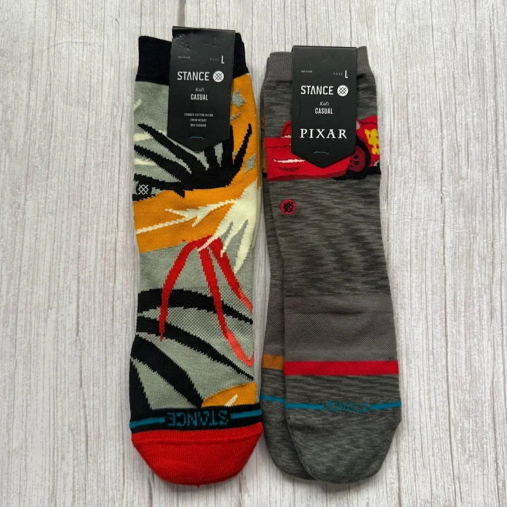 New Kids STANCE Crew Socks Size Youth L(2-5.5)